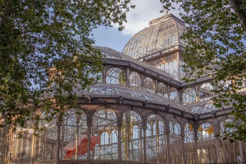 Caucho vulcanizado en Palacio de Cristal de Madrid