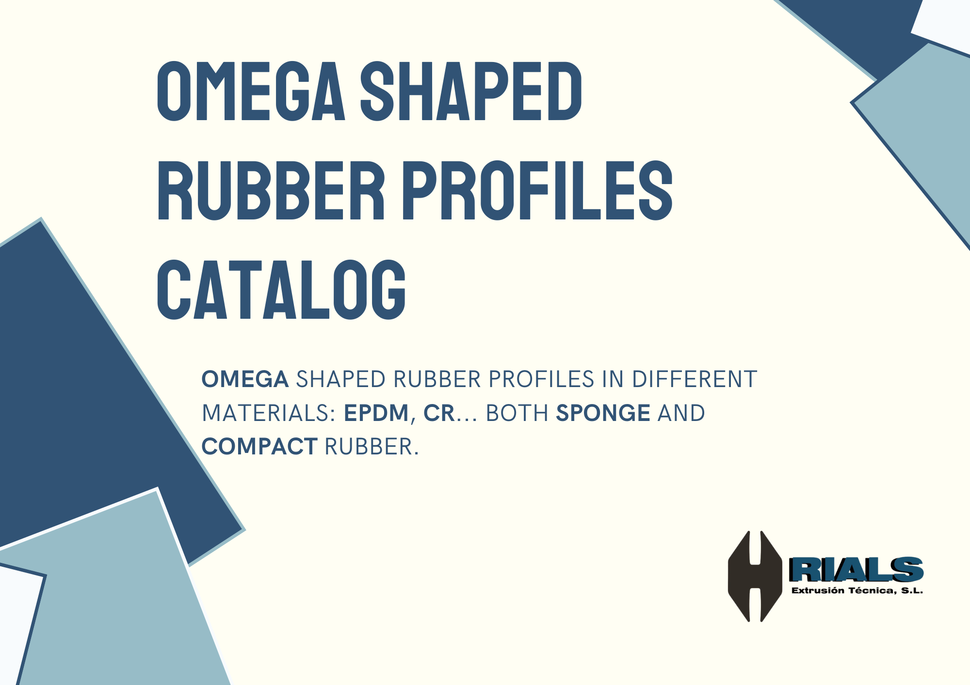 OMEGA RUBBER PROFILES Listado de perfiles de goma con forma Omega